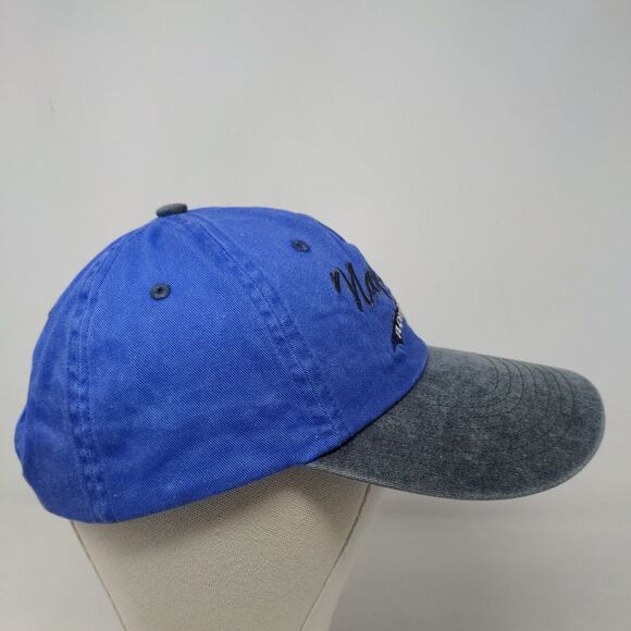 Distinctive Headwear Men's Strapback Hat Blue Embroidered Naples Florida Logo - Picture 4 of 7